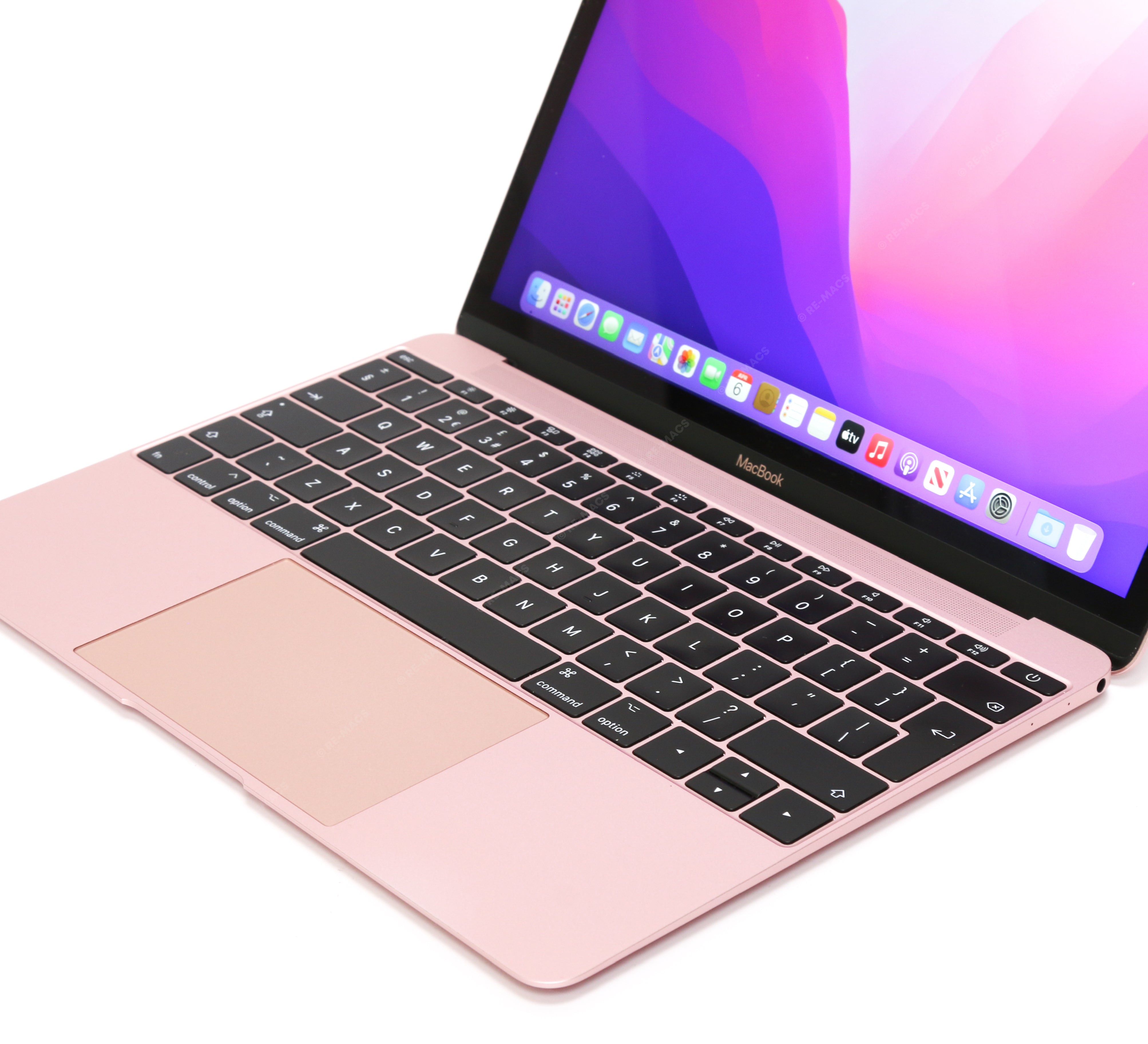 Apple Macbook 12" (2016) Intel Core m3 1.1GHz, 8GB RAM, 256GB SSD, Rose Gold - macOS Monterey Refurbished