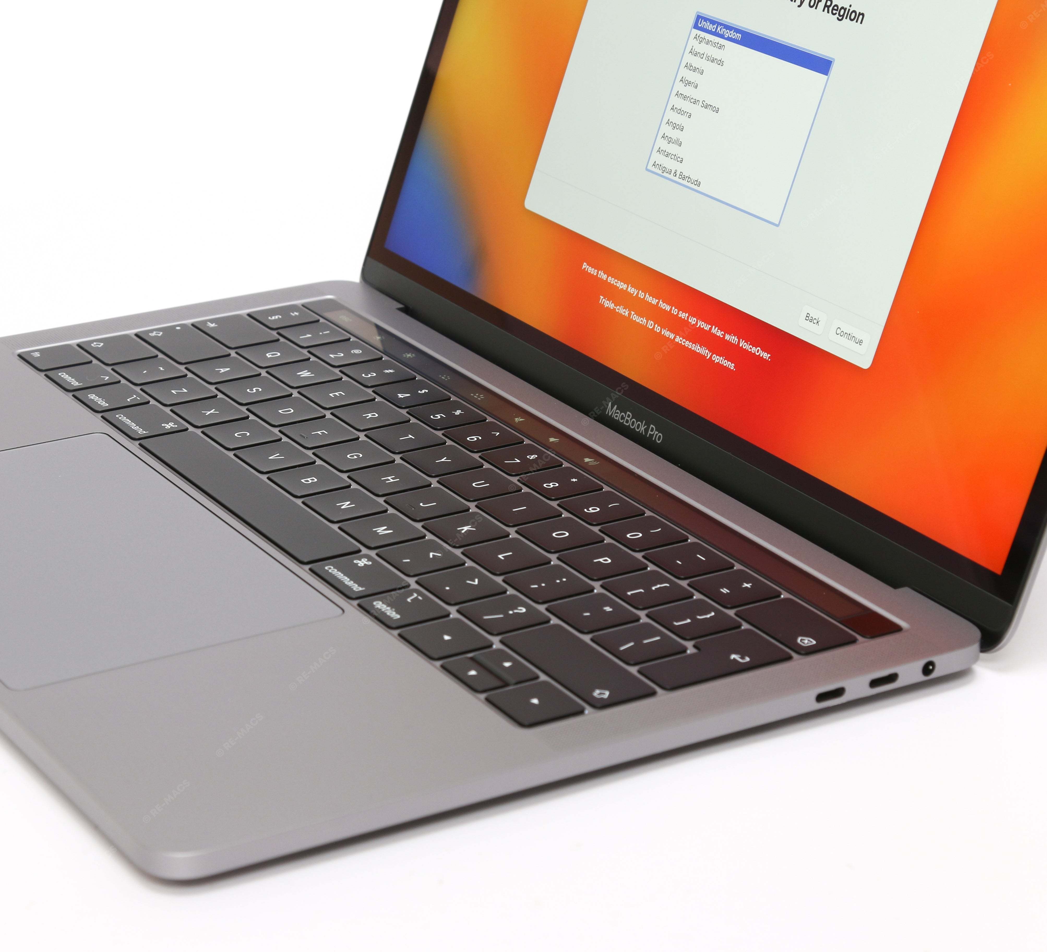 Apple Macbook Pro 13" (2018) Intel Core I7, 8GB RAM, 256GB SSD, Space Gray - macOS Sequoia Refurbished