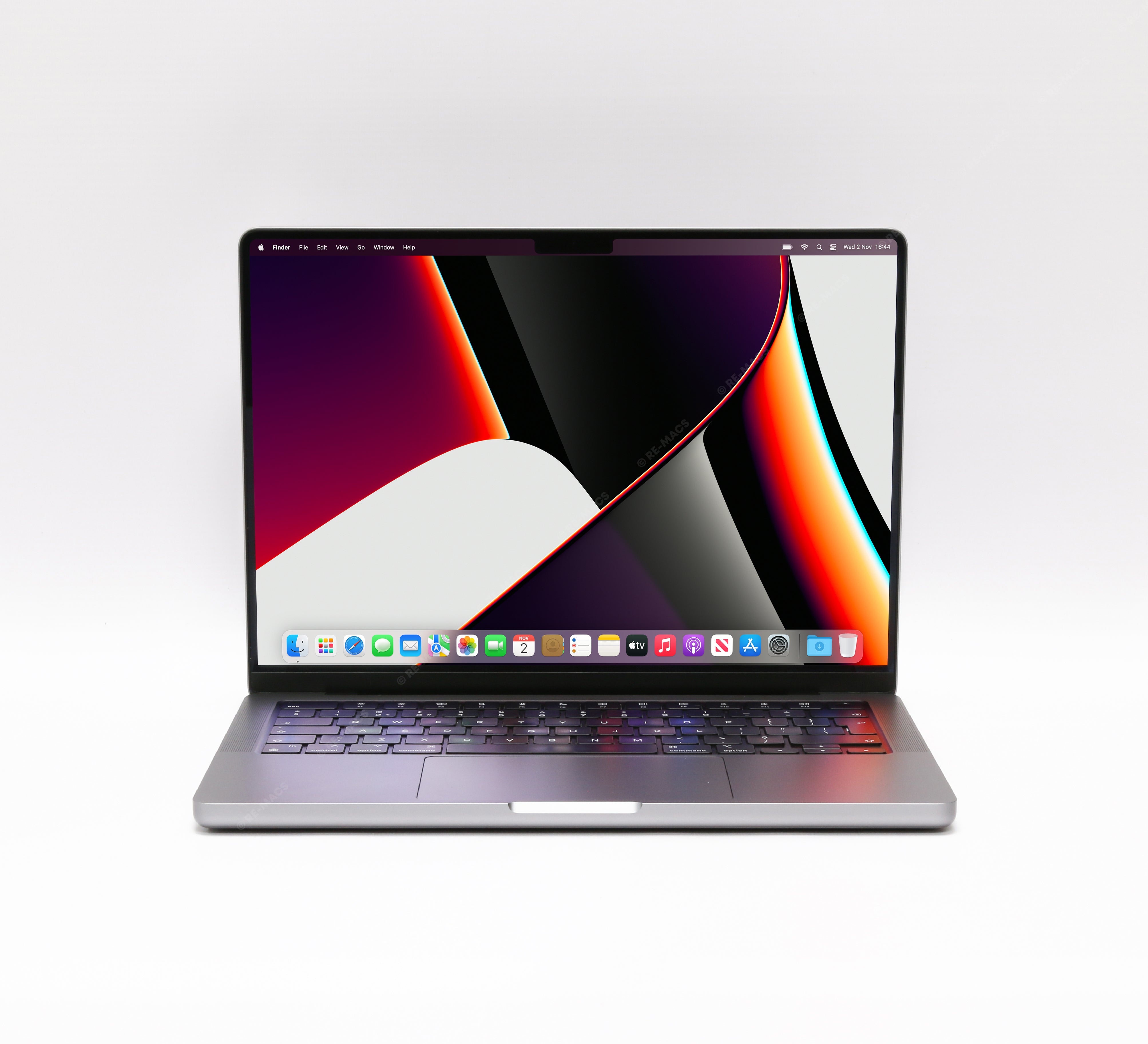 Apple Macbook Pro 14" (2021) Silicon M1, 16GB RAM, 512GB SSD, Space Gray - macOS Sequoia Refurbished
