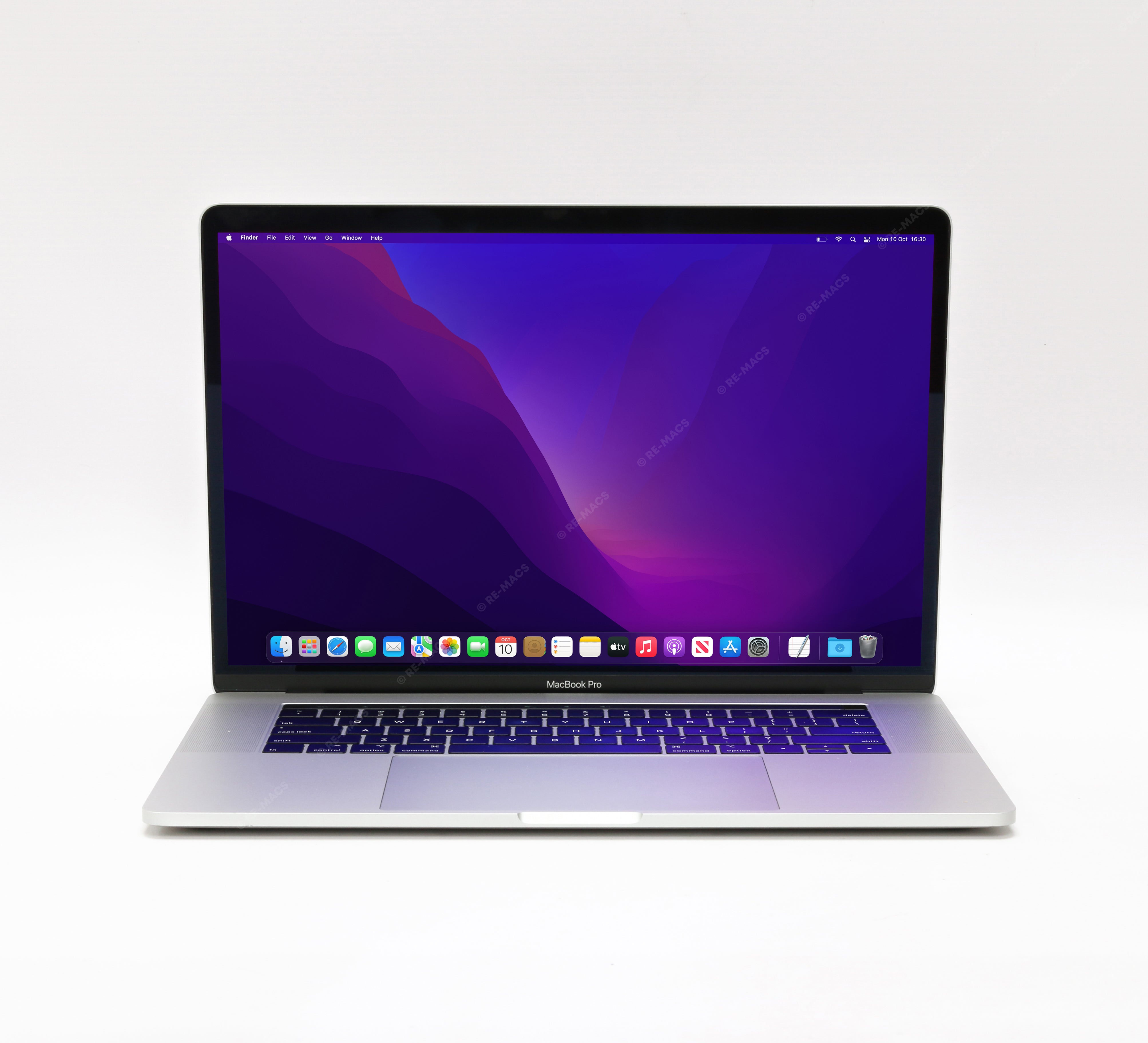 Apple Macbook Pro 15" (2018) Intel Core i7 2.2GHz, 16GB RAM, 256GB SSD, Silver - macOS Sequoia Refurbished