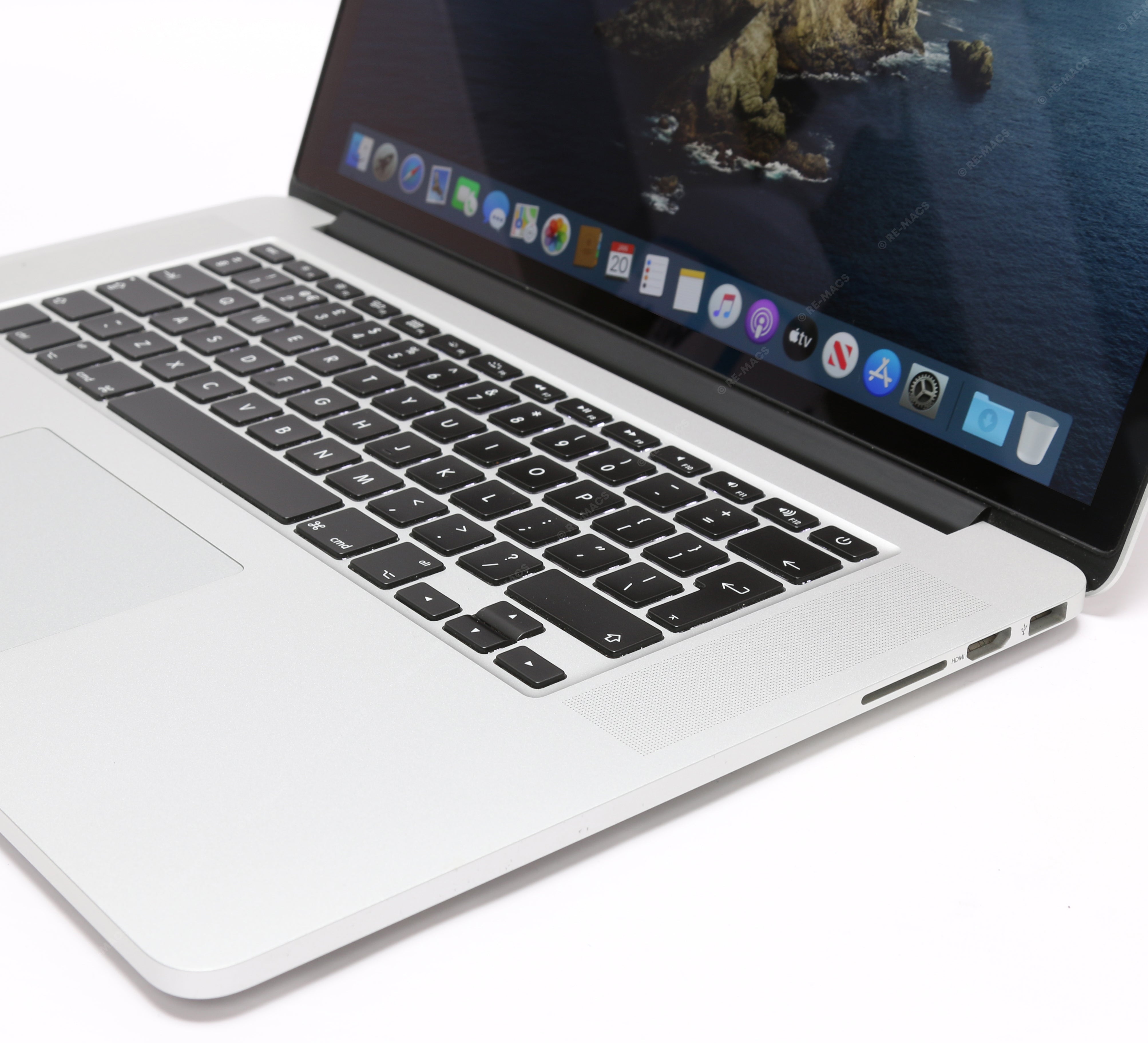 Apple Macbook Pro 15" (2012) Intel Core i7 2.3GHz, 16GB RAM, 256GB SSD, Silver - macOS Catalina Refurbished