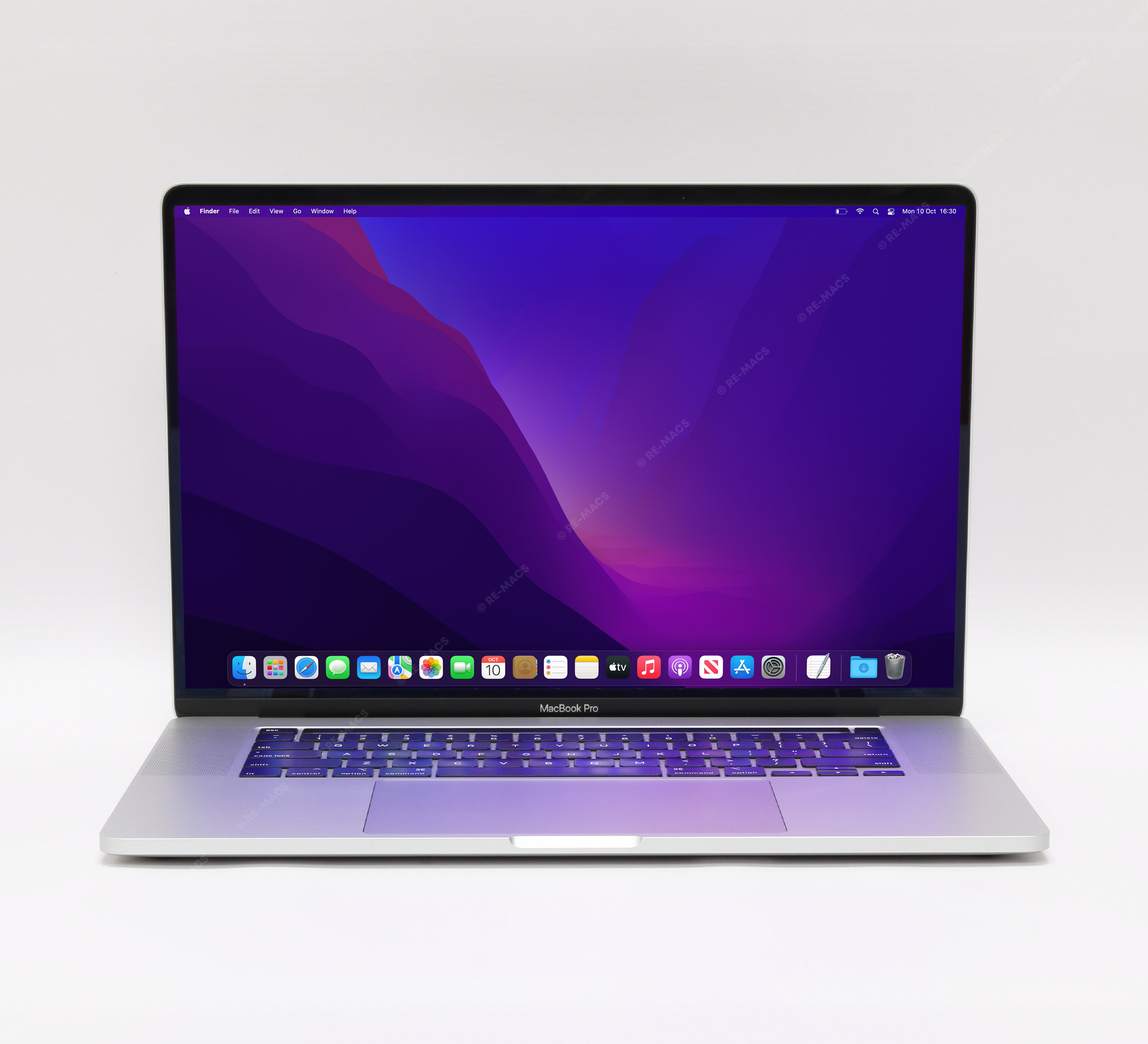 Apple Macbook Pro 16" (2019) Intel Core i9 2.3GHz, 64GB RAM, 1TB SSD, Silver - macOS Tahoe Refurbished