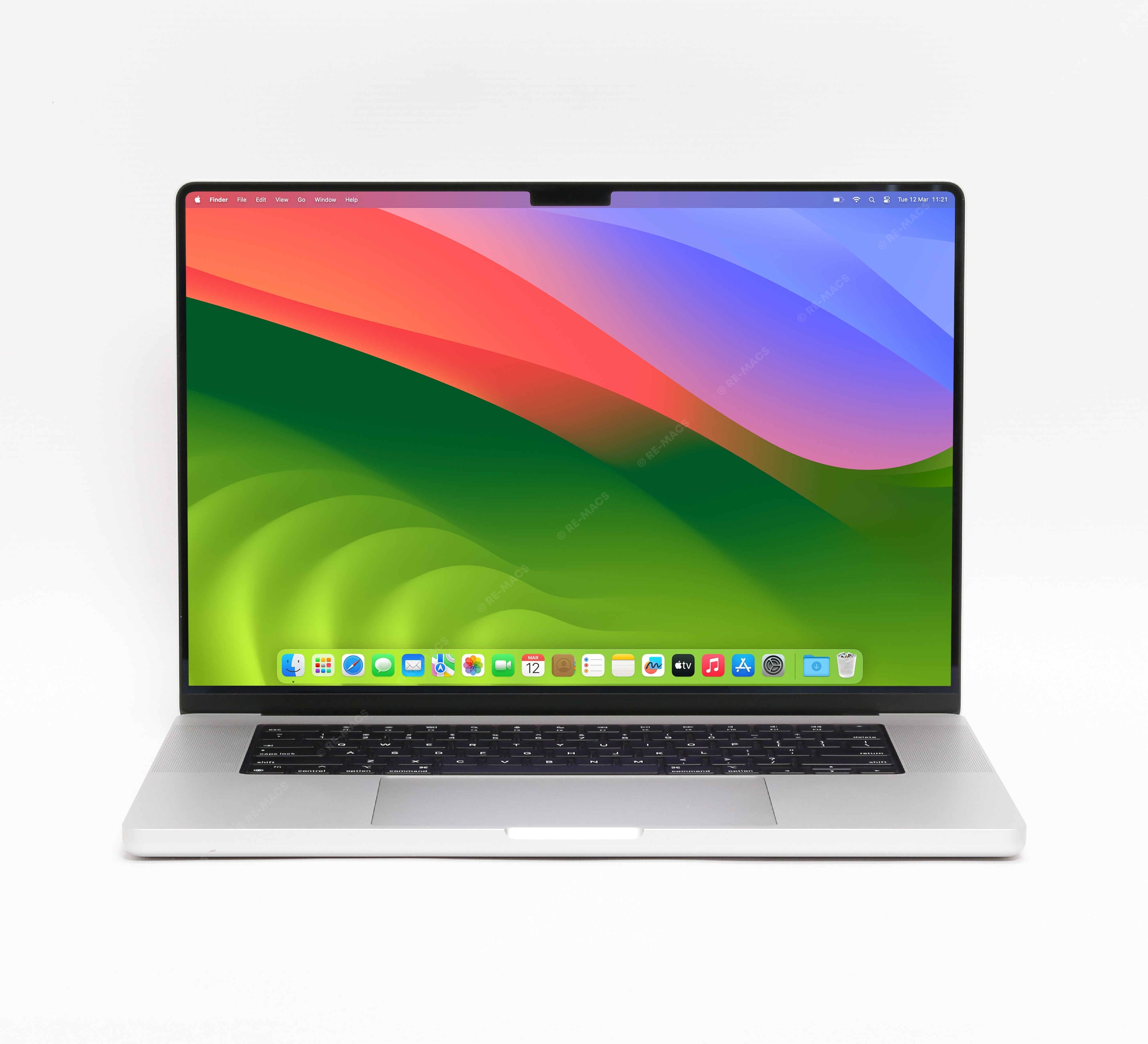 Apple Macbook Pro 16" (2023) M2 Pro, 16GB RAM, 512GB SSD, Silver - macOS Tahoe Refurbished