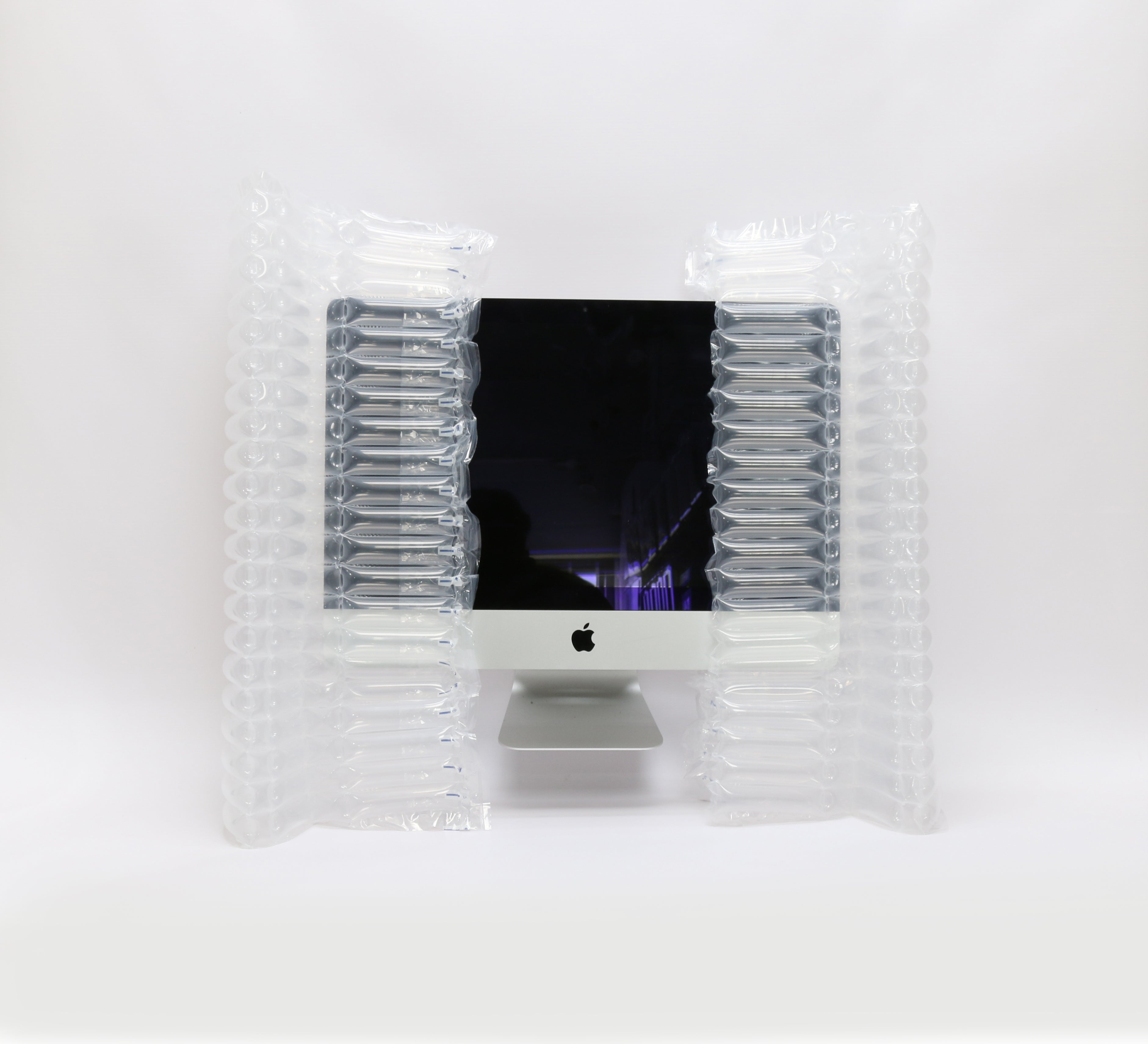 Custom Shipping Box with Blow-Up Inserts for 21" iMacs and Monitors