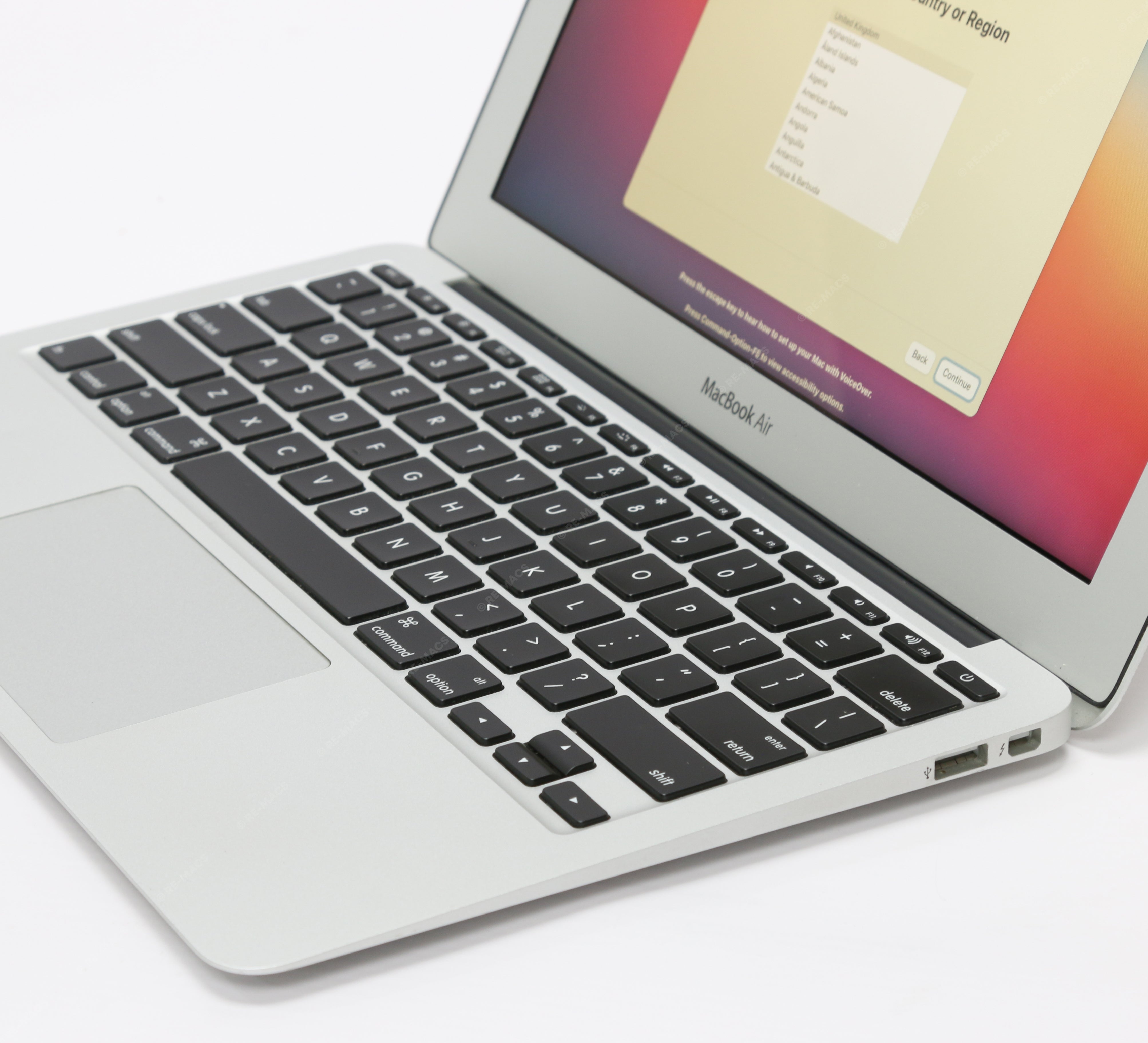 Apple Macbook Air 11" (2015) Intel Core i5 1.6GHz 4GB RAM, 128GB HDD, Silver - mac OS Monterey