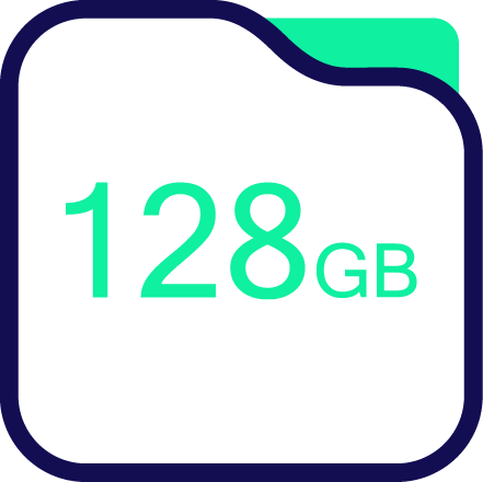 Storage 128GB