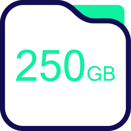 Storage 250GB