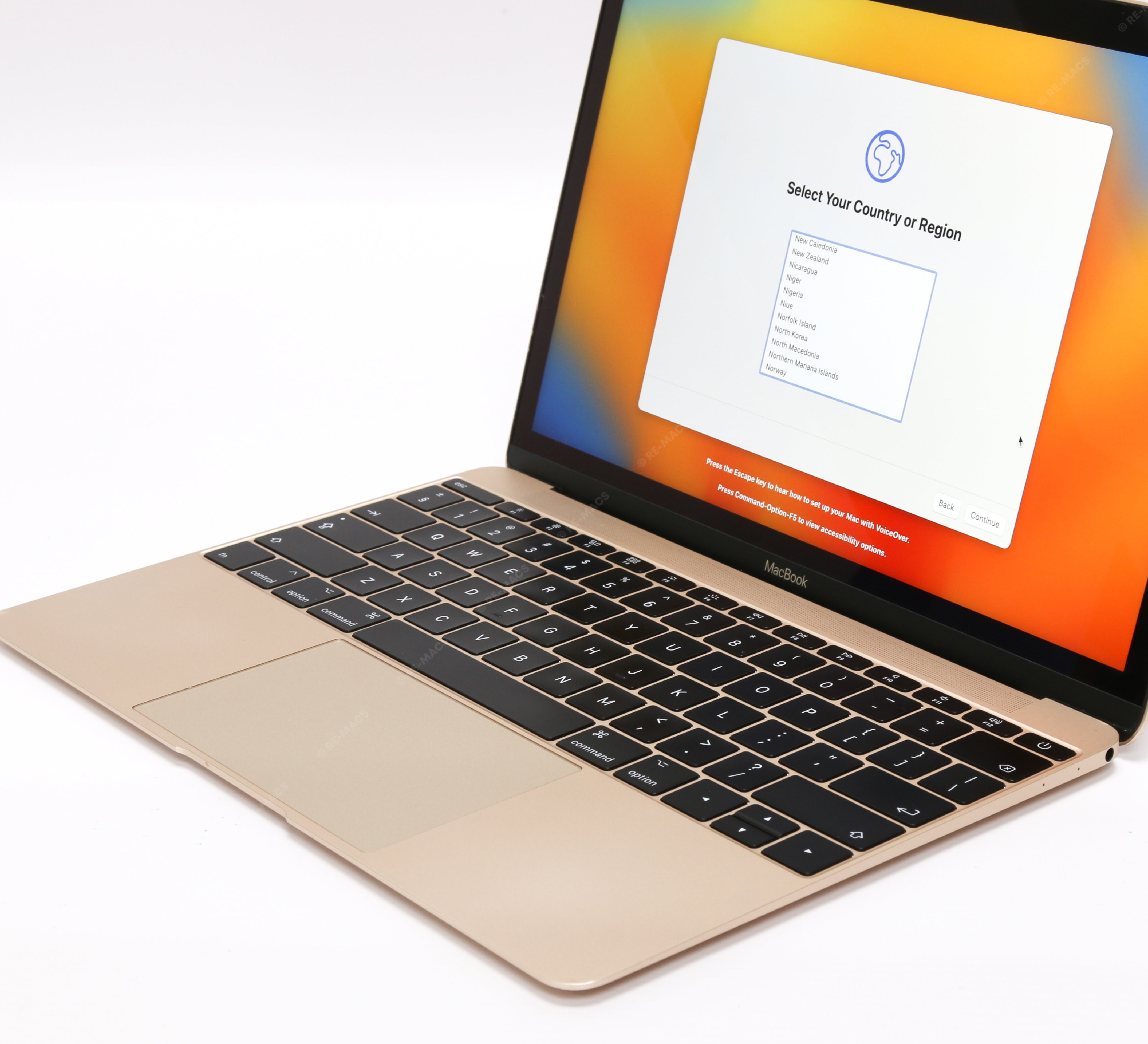 Apple Macbook 12" (2017) Intel Core i5 1.3GHz 8GB RAM, 512GB SSD, Gold - Unknown OS