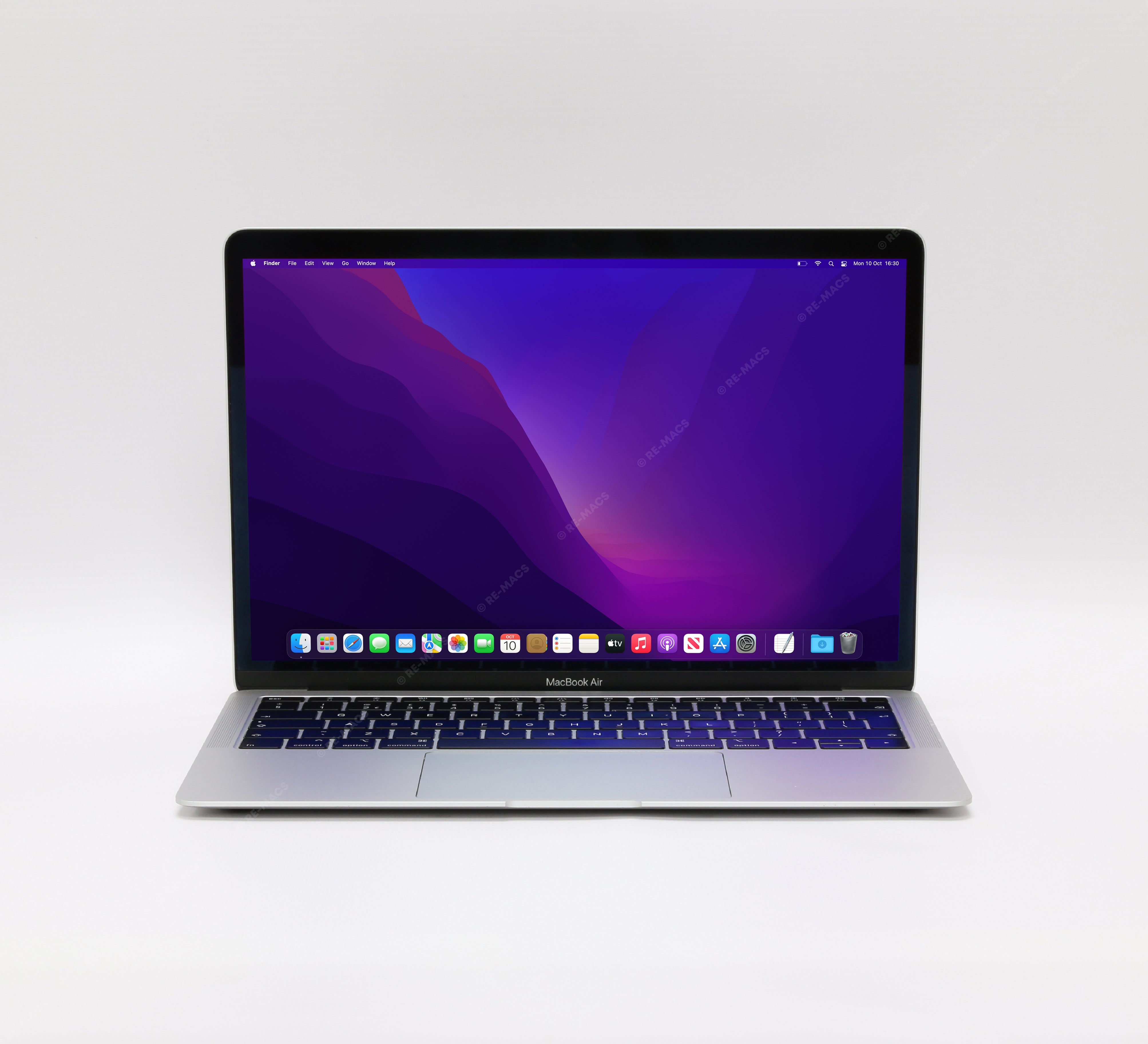 Apple Macbook Air 13" (2019) Intel Core i5 1.6GHz 8GB RAM, 128GB SSD, Silver - mac OS Monterey