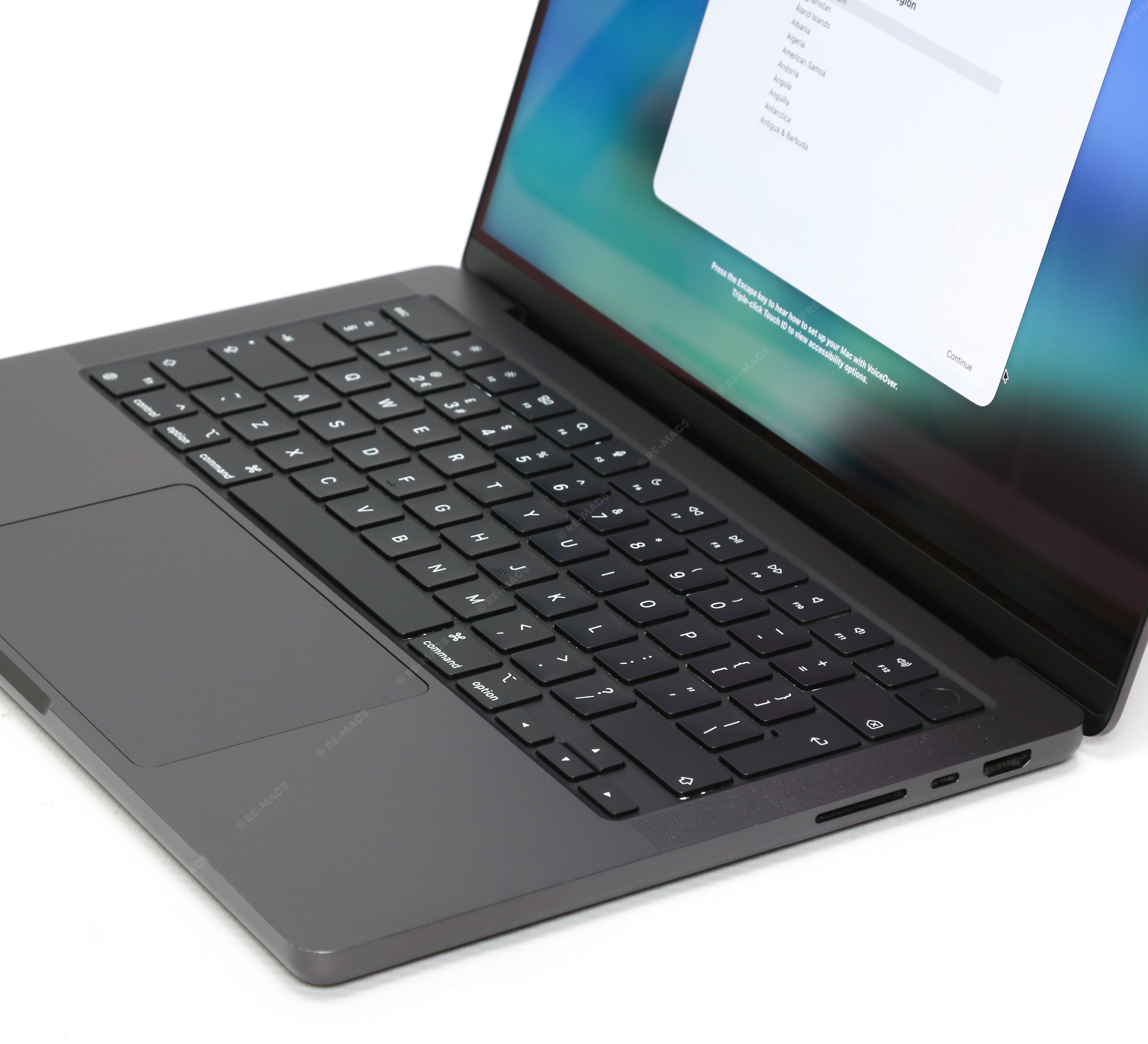 Apple Macbook Pro 14" (2023) Silicon M3 Pro, 18GB RAM, 512GB, Space Black - macOS Tahoe Refurbished