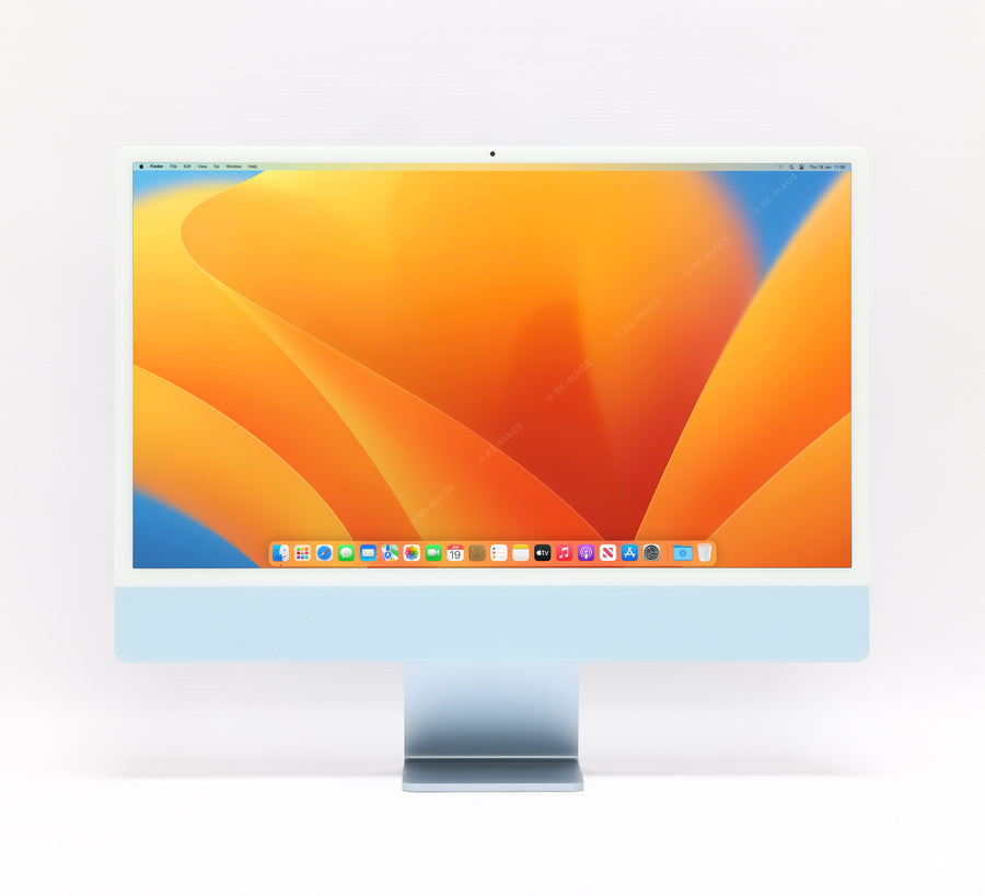 Apple iMac 24" (2021) Silicon M1, 8GB RAM, 256GB SSD, Blue
