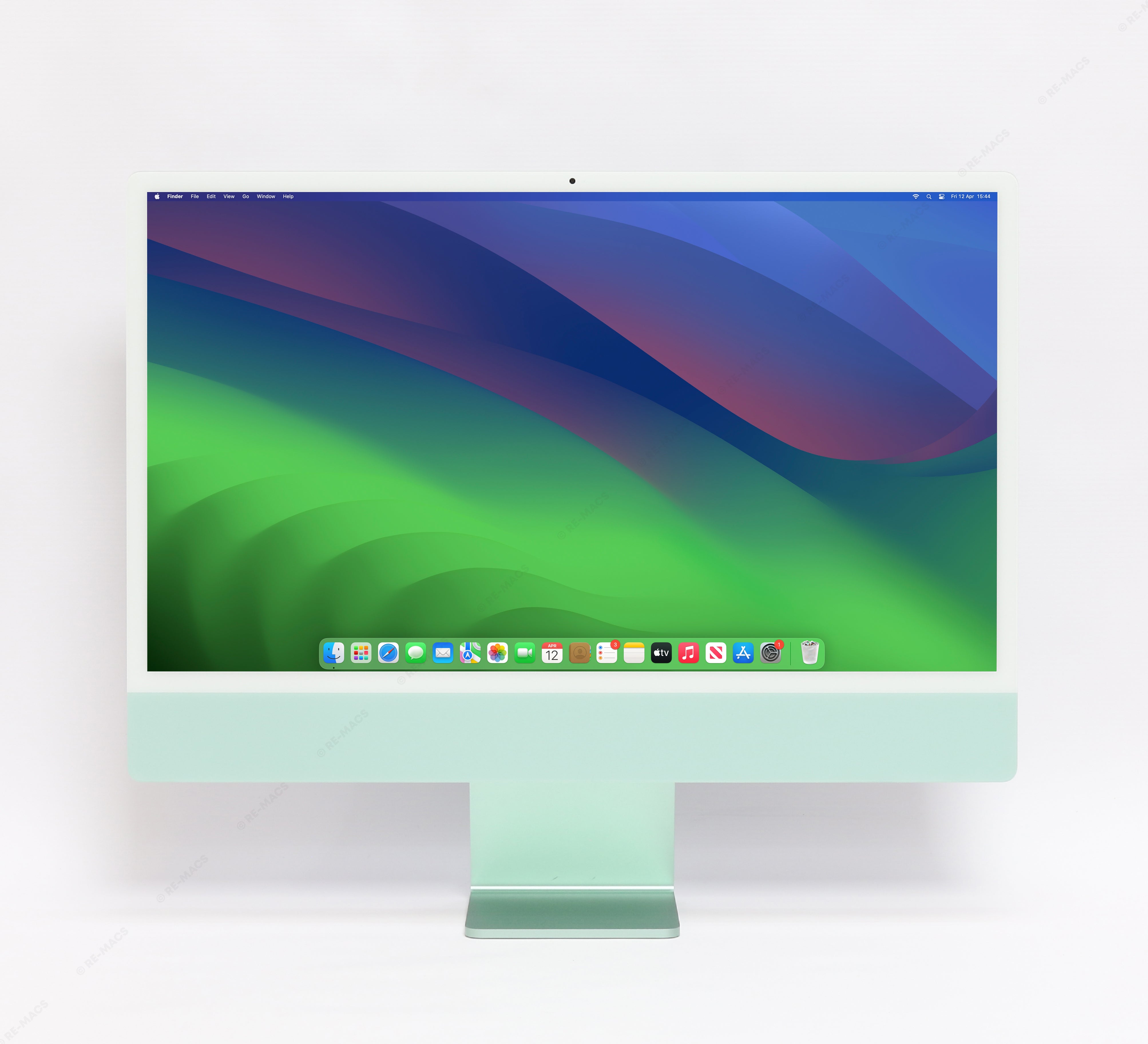 Apple iMac 24" (2021) Silicon M1 8GB RAM, 512GB SSD, Green - mac OS Sequoia