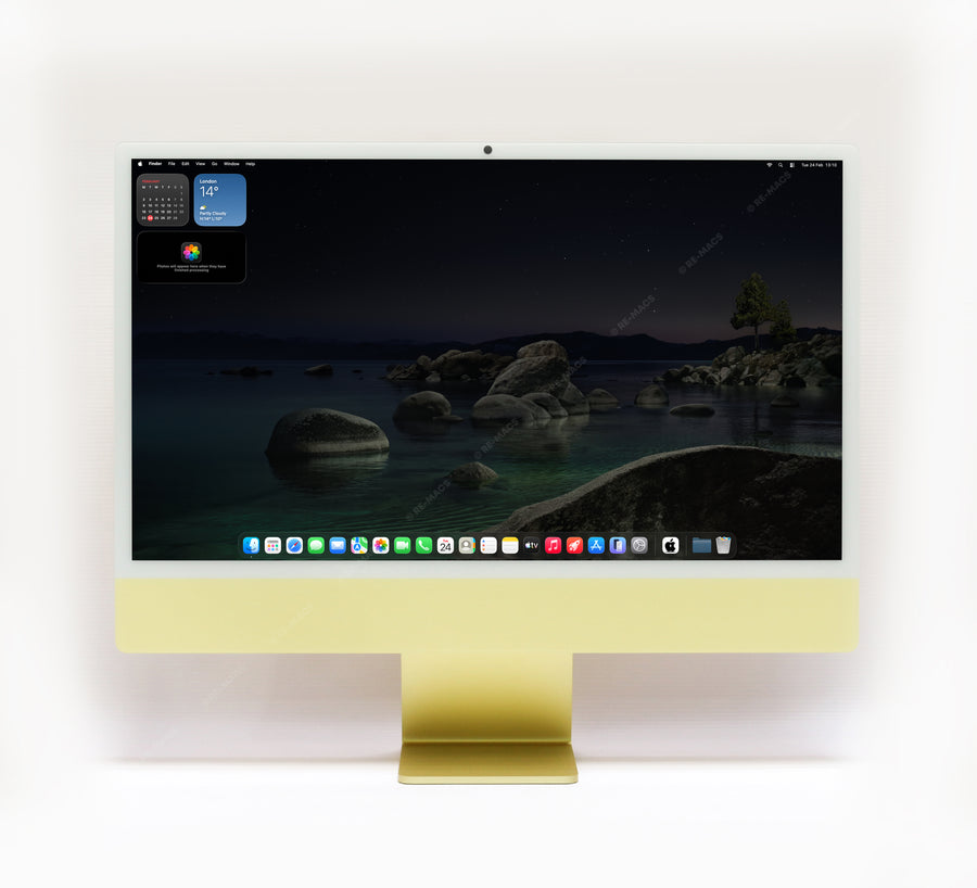 Apple iMac 24" (2024) Silicon M4, 16GB RAM, 256GB SSD, Yellow