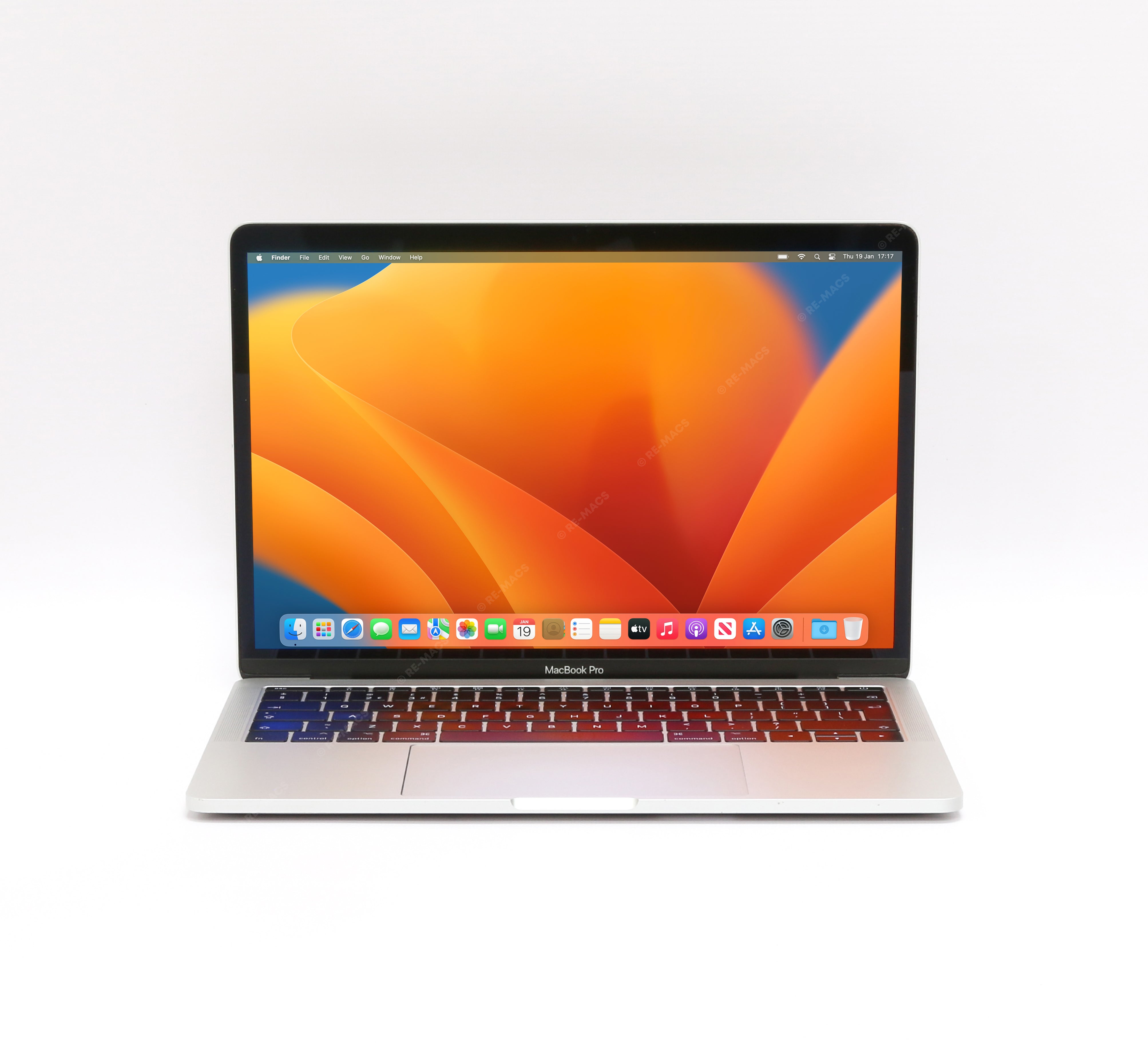 Apple Macbook Pro 13" (2017) Intel Core i5 2.3GHz 8GB RAM, 128GB SSD, Silver - mac OS Monterey