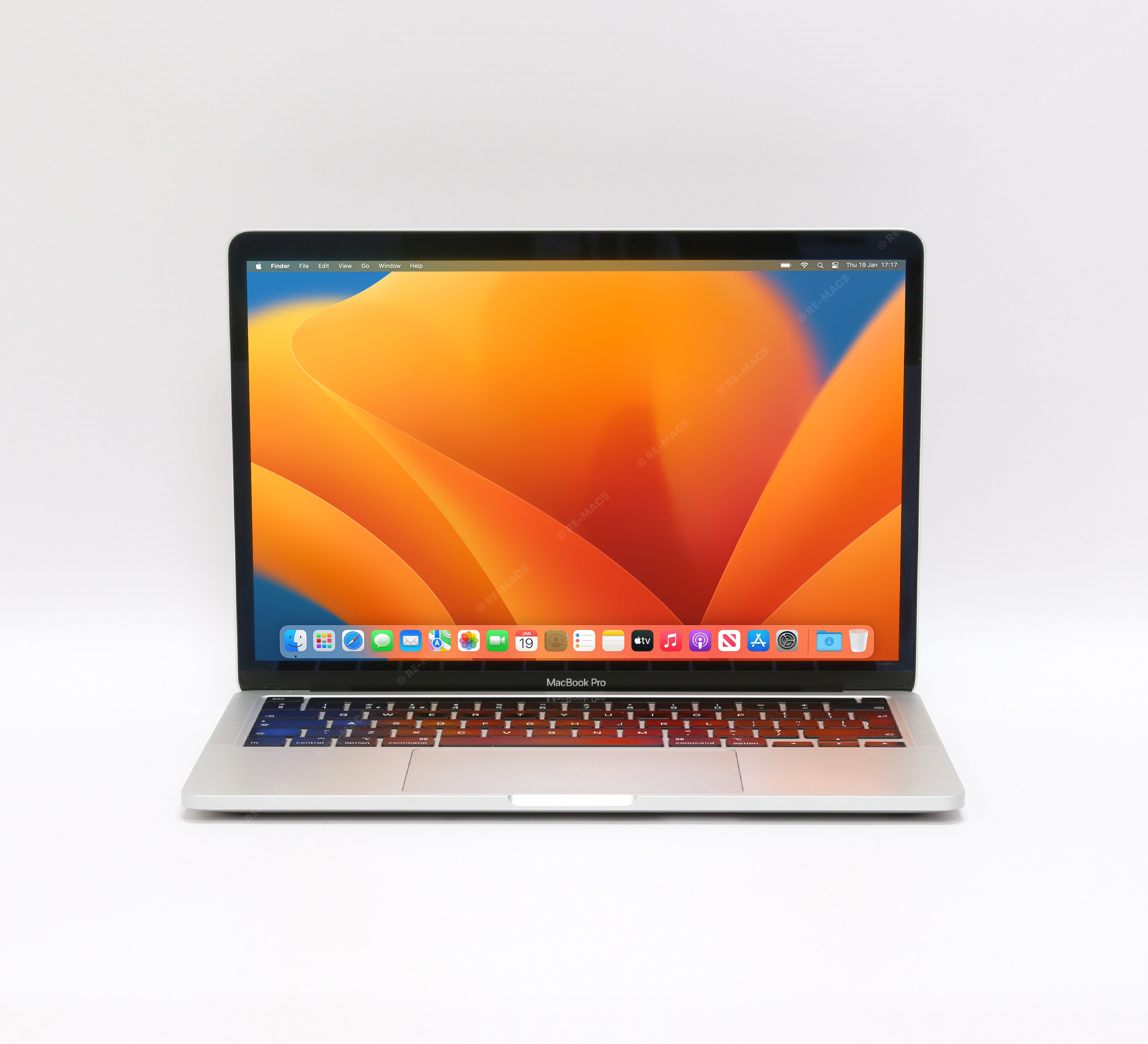 Apple Macbook Pro 13" (2019) Intel Core i5 2.4GHz 16GB RAM, 512GB SSD, Silver - mac OS Sequoia