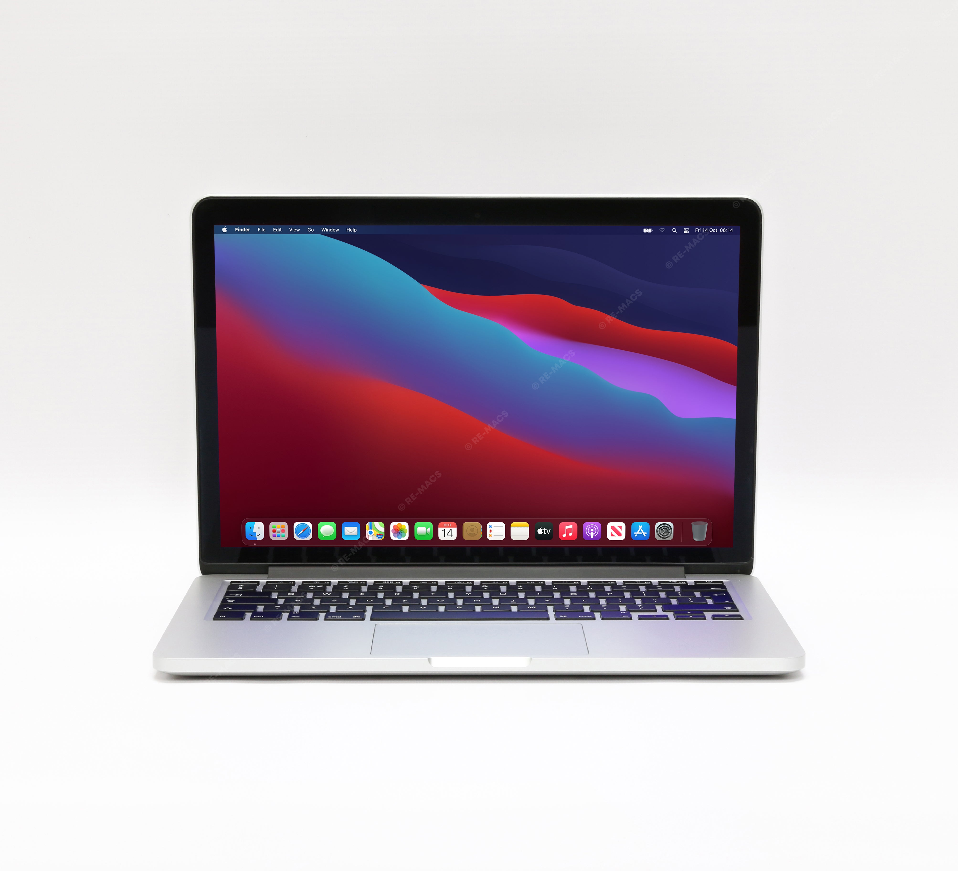 Apple Macbook Pro 13" (2013) Intel Core i5 2.6GHz 8GB RAM, 256GB Storage, Silver - mac OS Catalina