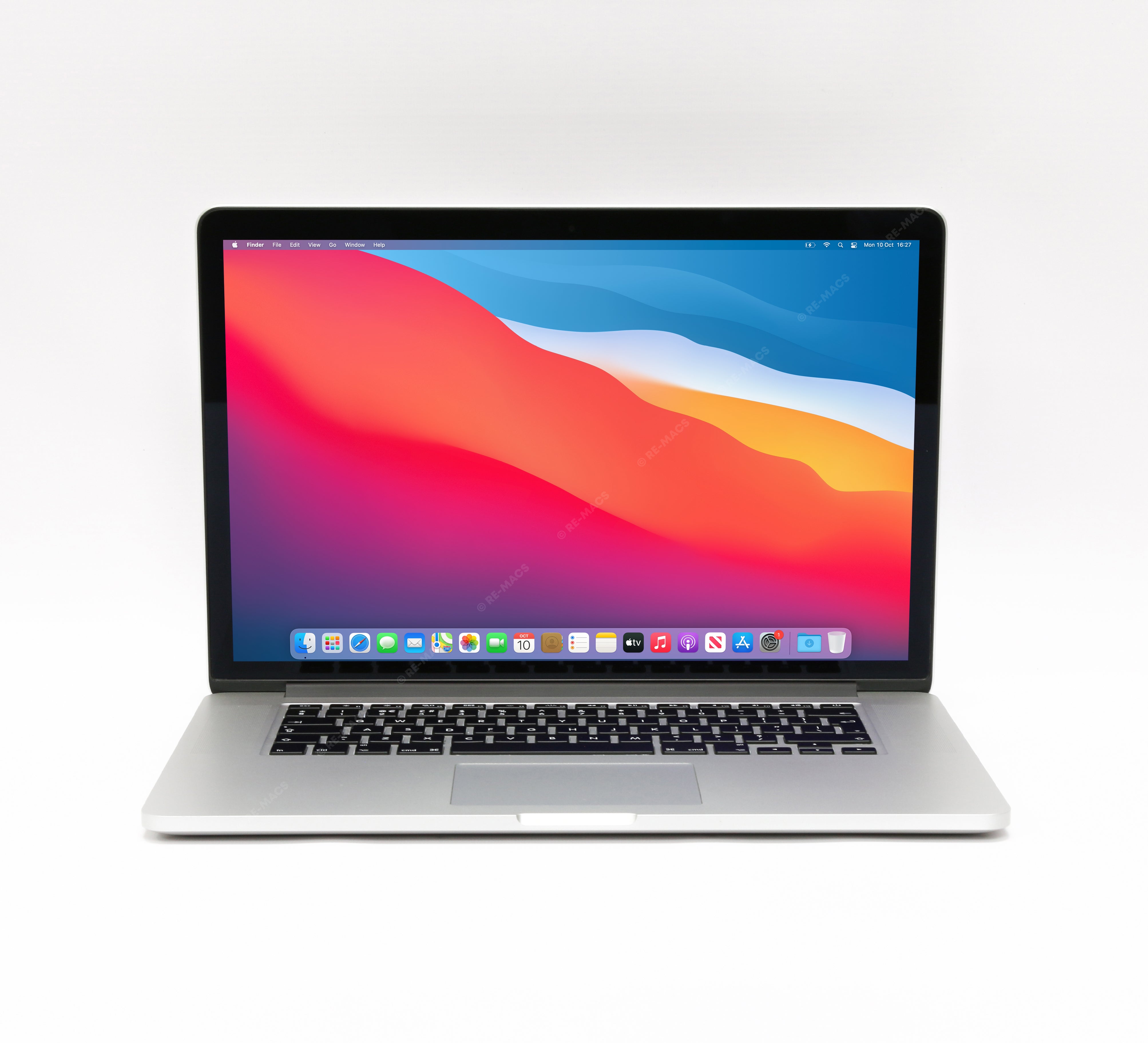 Apple Macbook Pro 15" (2013) Intel Core i7 2.6GHz, 16GB RAM, 512GB SSD, Silver - macOS Big Sur Refurbished