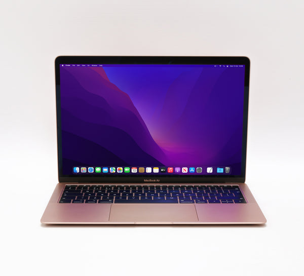 13-inch Apple MacBook Air 1.6GHz i5 16GB RAM 256GB SSD A1932 Late 2018 Laptop Gold