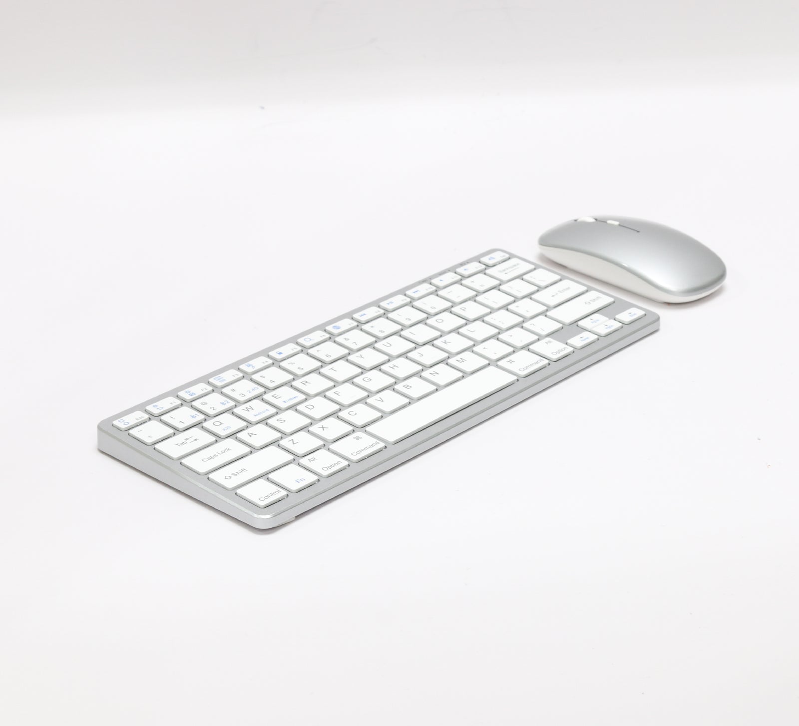 Wireless Keyboard and Mouse Combo Apple Mac Layout Bluetooth and 2.4GH