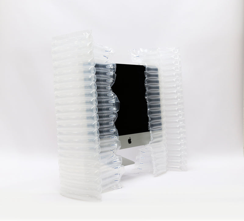 Double-Walled Shipping Box with Blow-Up Inserts for 21" Apple iMac